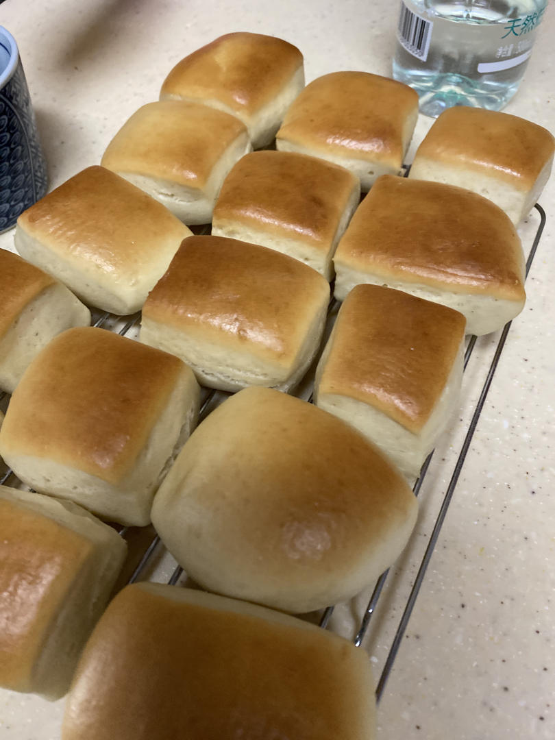 一次发酵牛奶面包小方