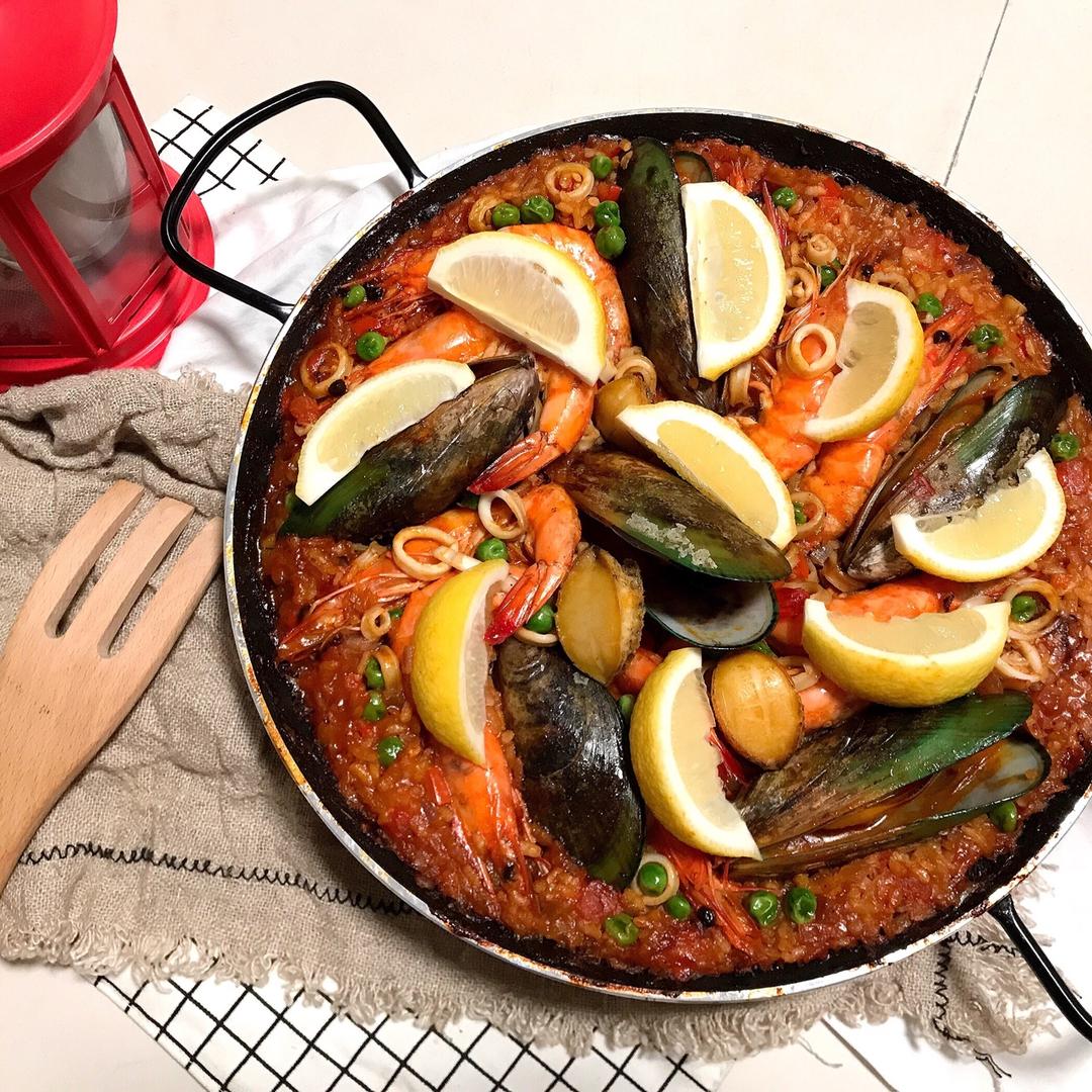 【曼食慢语】Seafood Paella 西班牙海鲜饭