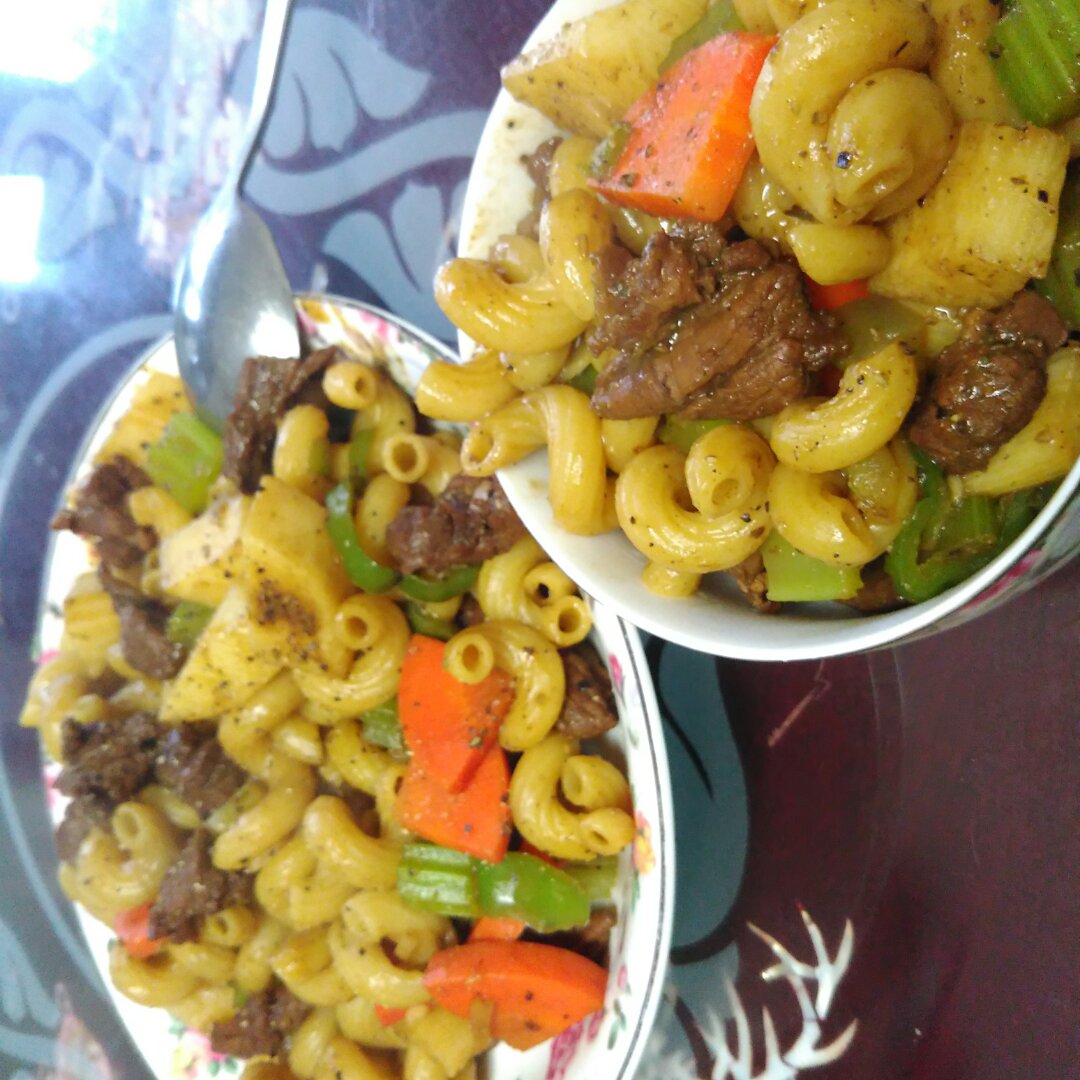 黑胡椒牛柳意大利面