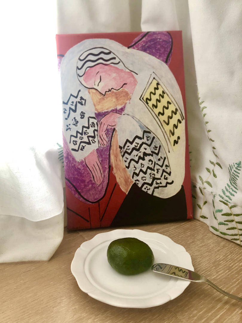 网红青团～～咸蛋黄肉松青团