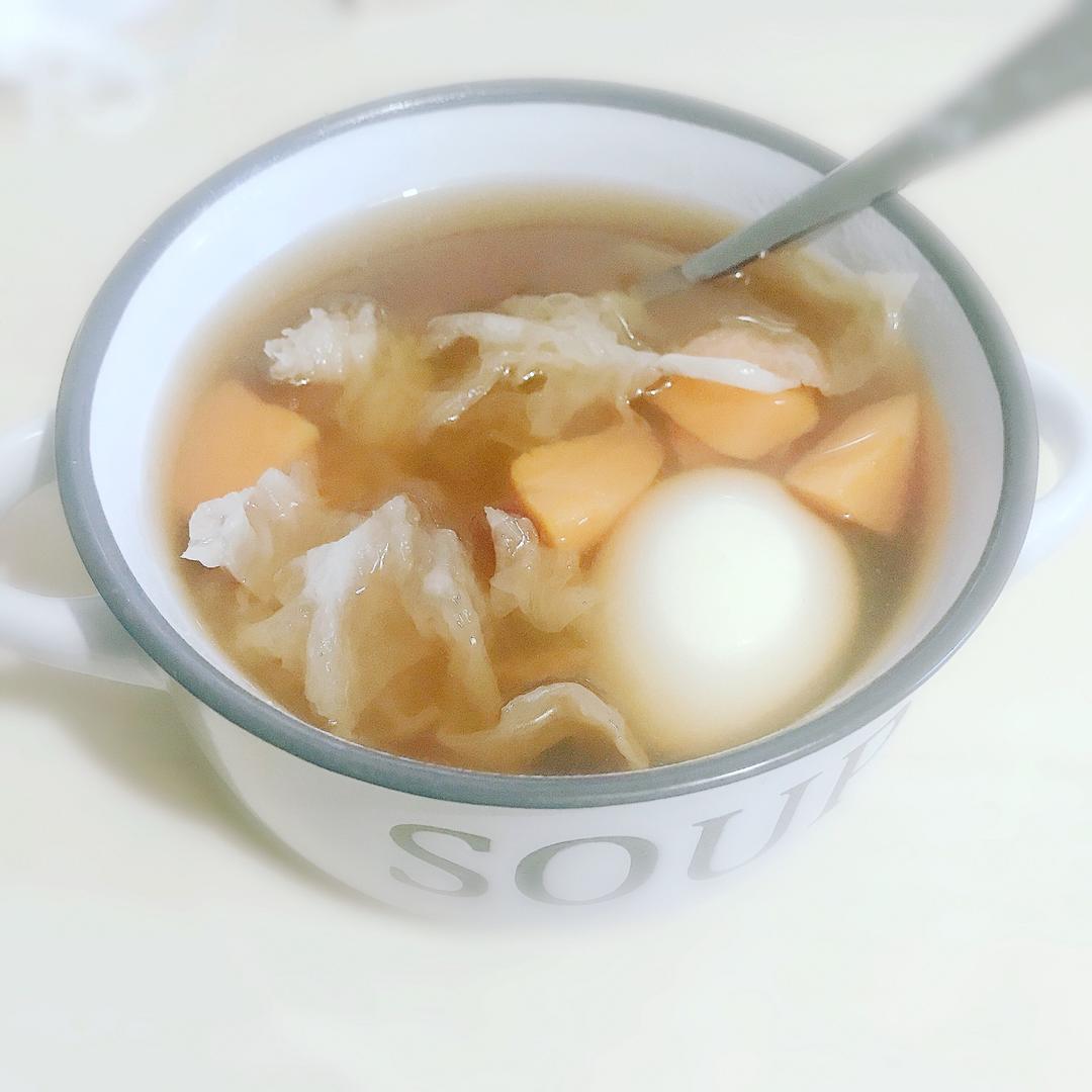 番薯鸡蛋红糖水