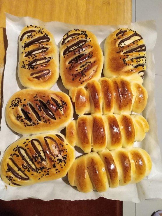 豆沙造型小面包
