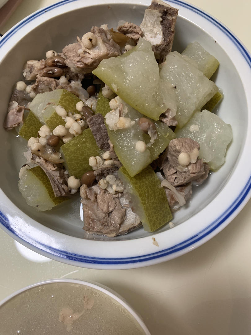 祛湿带皮冬瓜排骨汤