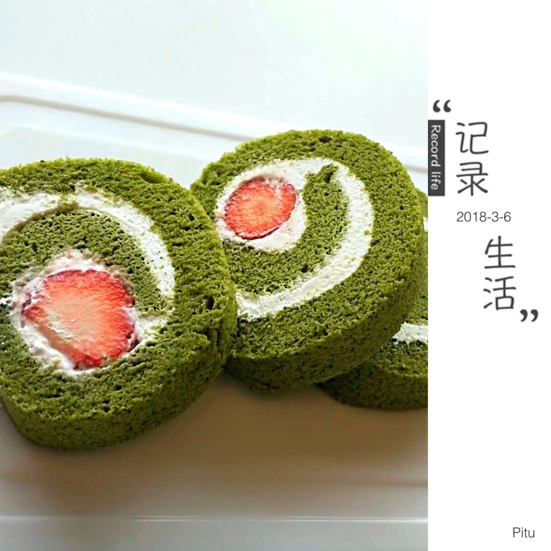 日式抹茶蛋糕卷