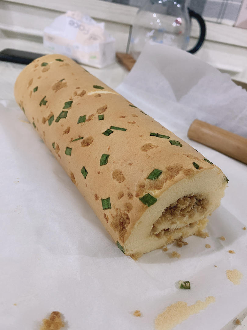 怎么卷都不裂的肉松蛋糕卷