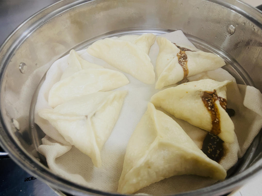家常糖三角 糖包子 红糖芝麻馅 儿时的味道 附细节视频详解