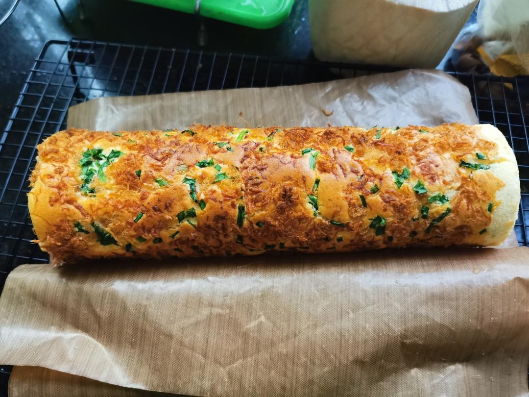 【蛋糕卷小分队】2：香葱肉松蛋糕卷