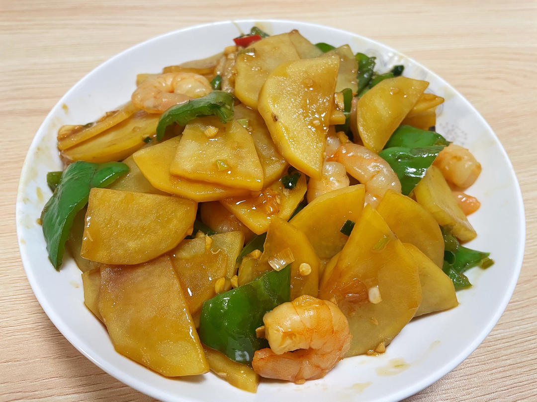 莞尔一笑1111做的青椒土豆片