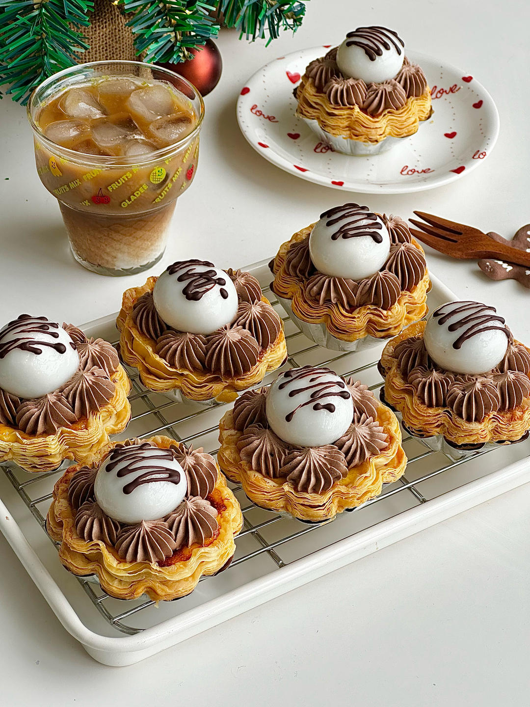 0️⃣难度小甜品🍡酥皮汤圆蛋挞｜多重口感