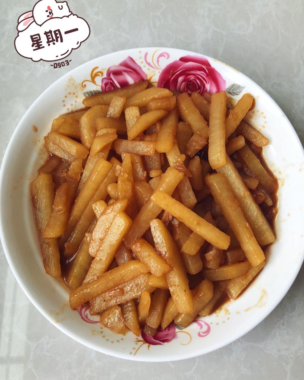 红烧土豆条