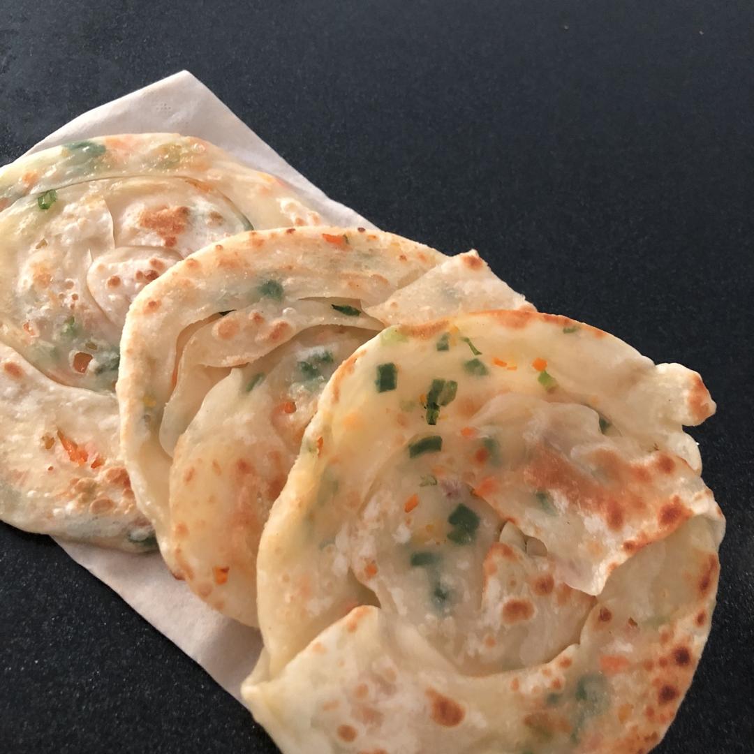 饺子皮葱油饼