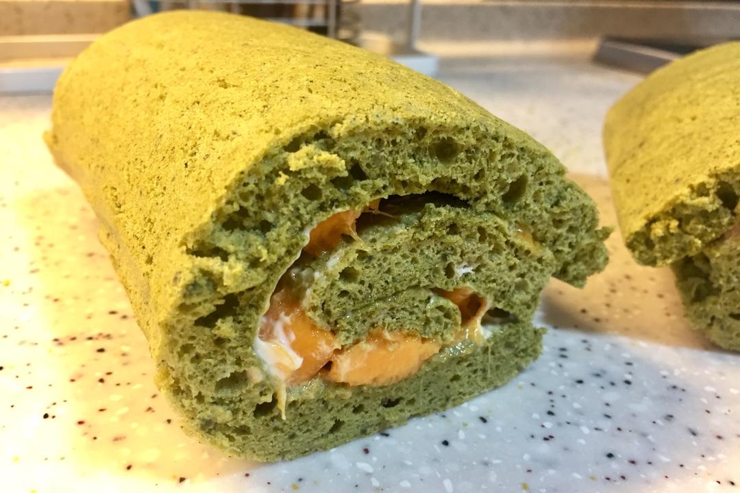 抹茶芒果蛋糕卷