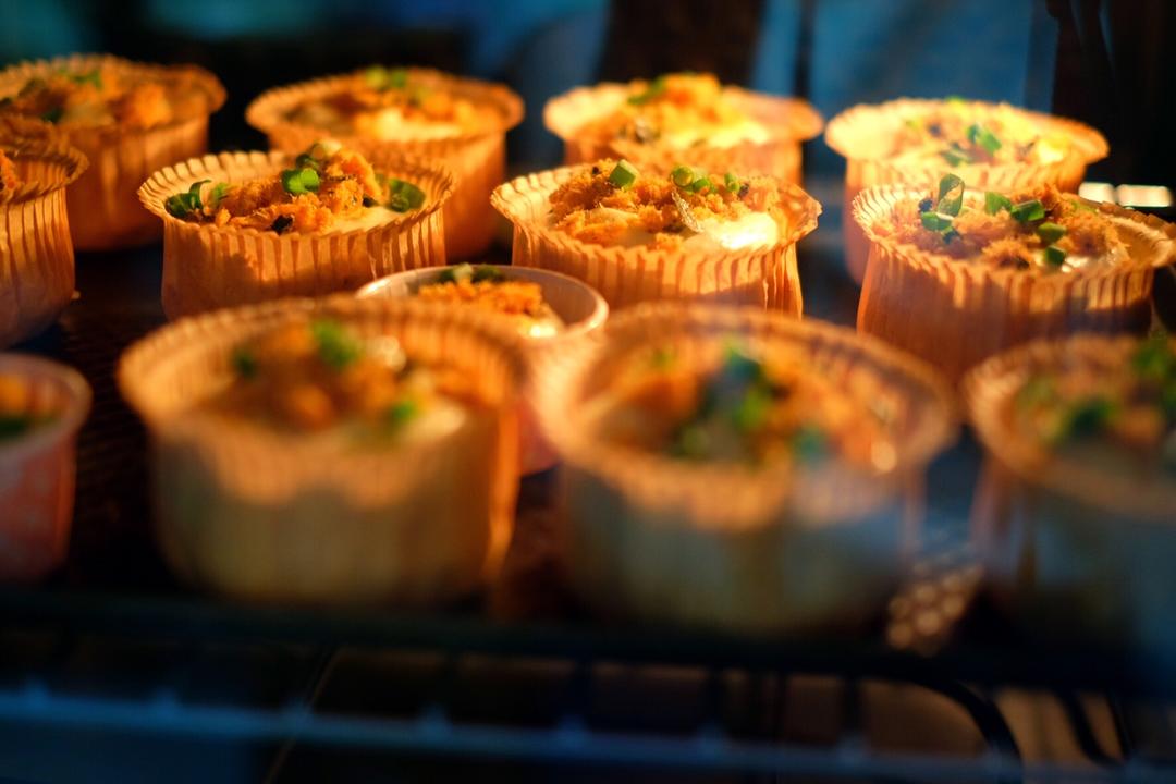 香葱肉松杯子蛋糕