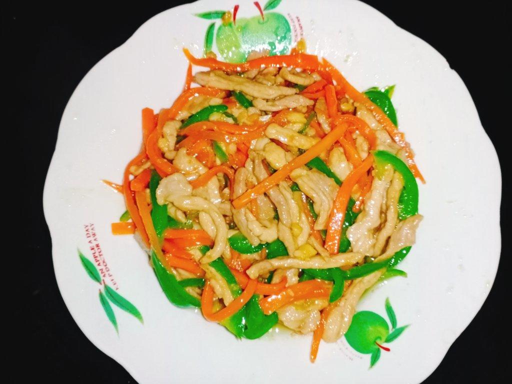 低脂家常菜😋营养美味的小炒三丝，简单易做❗️
