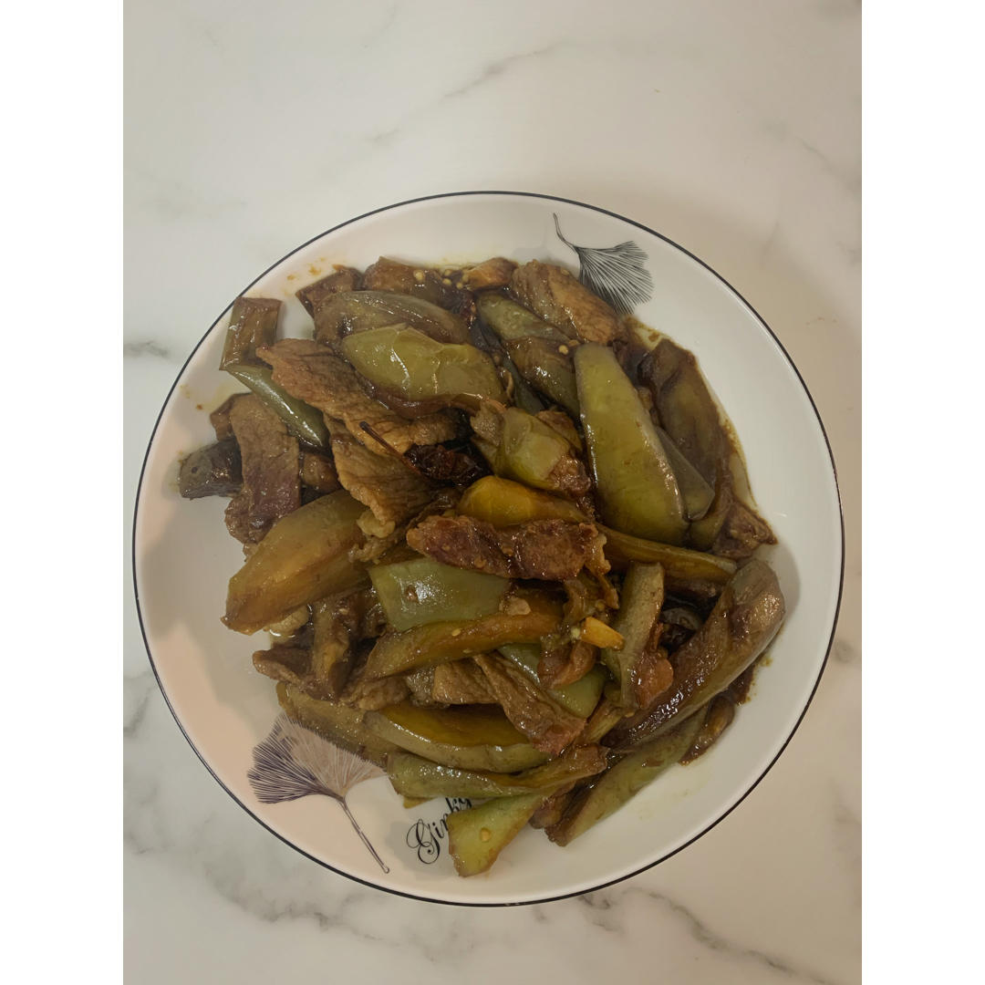 老丁的私房菜-油焖茄子