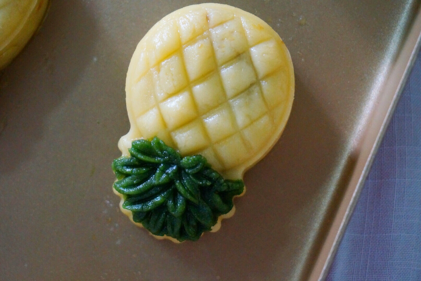 🍍酸甜酥软—小菠萝可爱百分百凤梨酥的做法 步骤13
