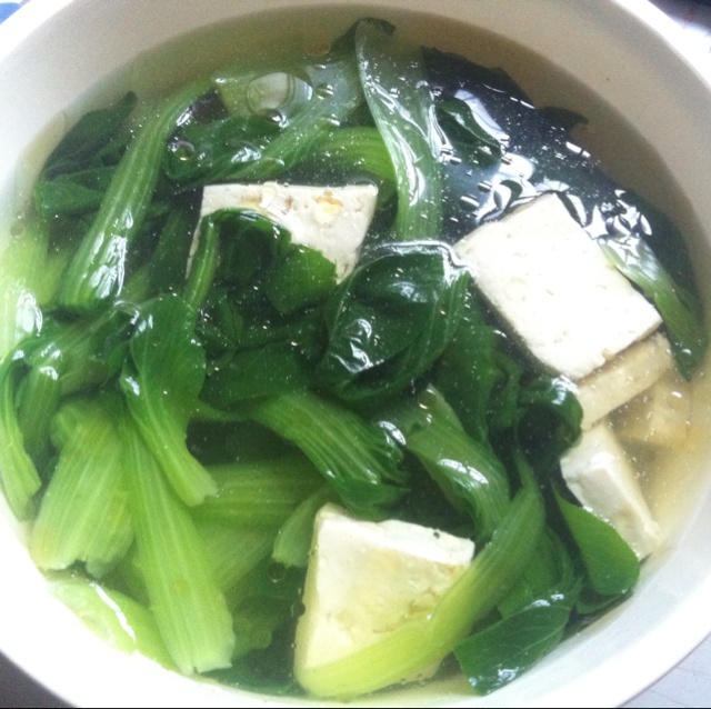 青菜豆腐汤