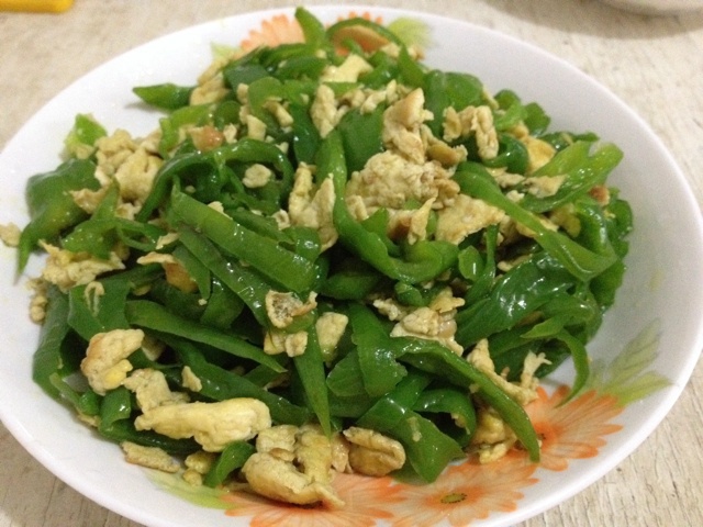 青椒炒鸡蛋