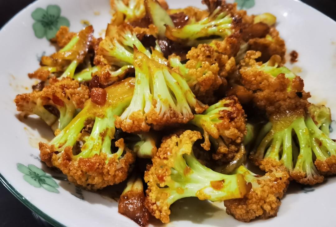 和饭店一个味道的干锅花菜