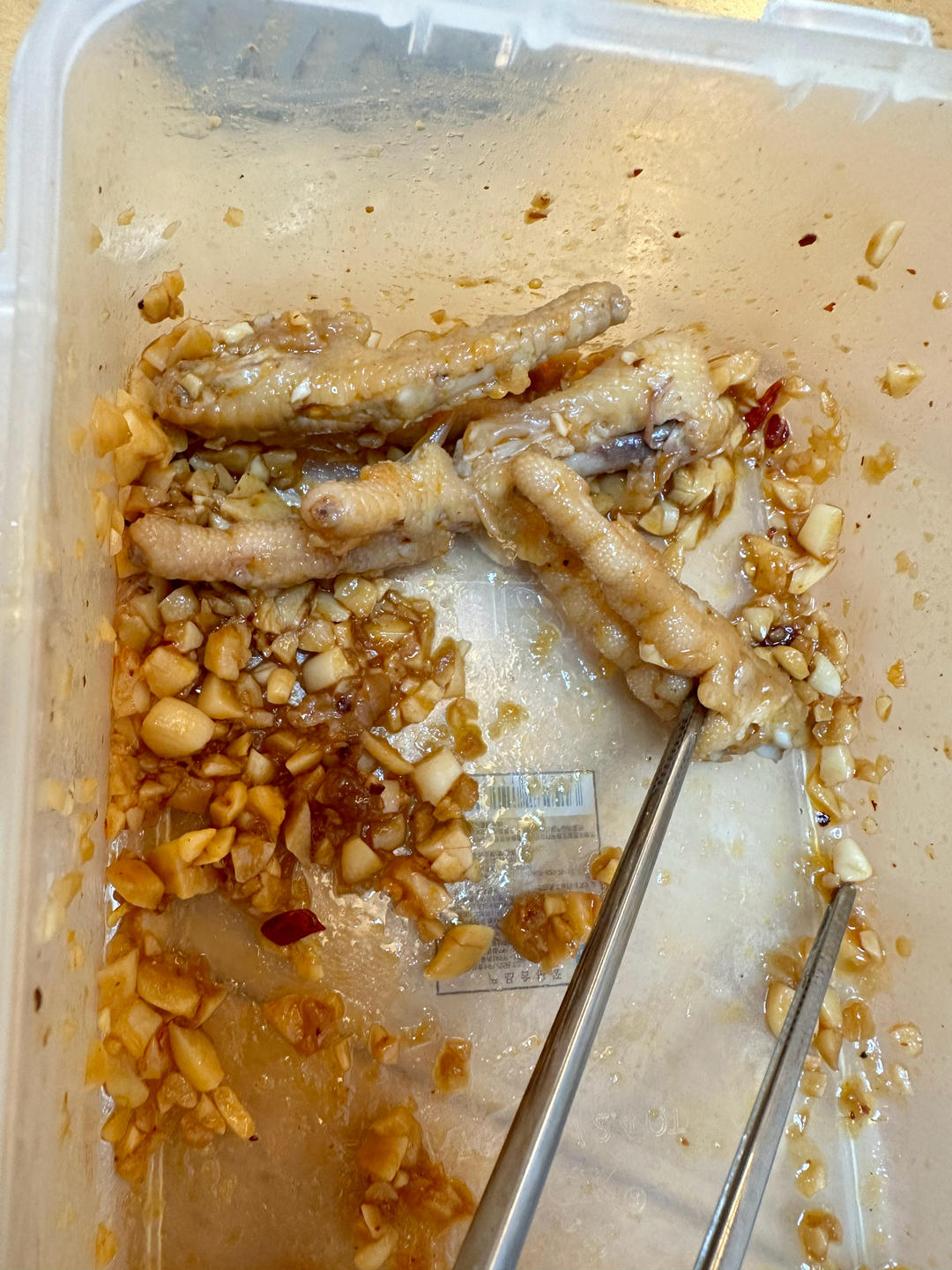 好吃到舔手指的蒜蓉鸡爪