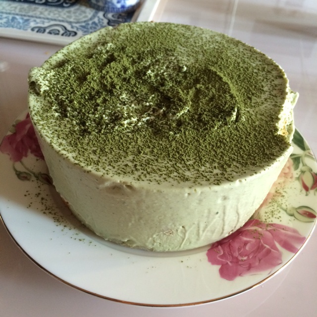 抹茶双享慕斯