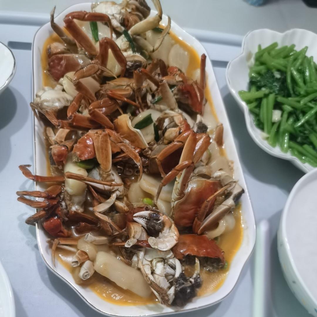 上海菜系代表之毛蟹年糕