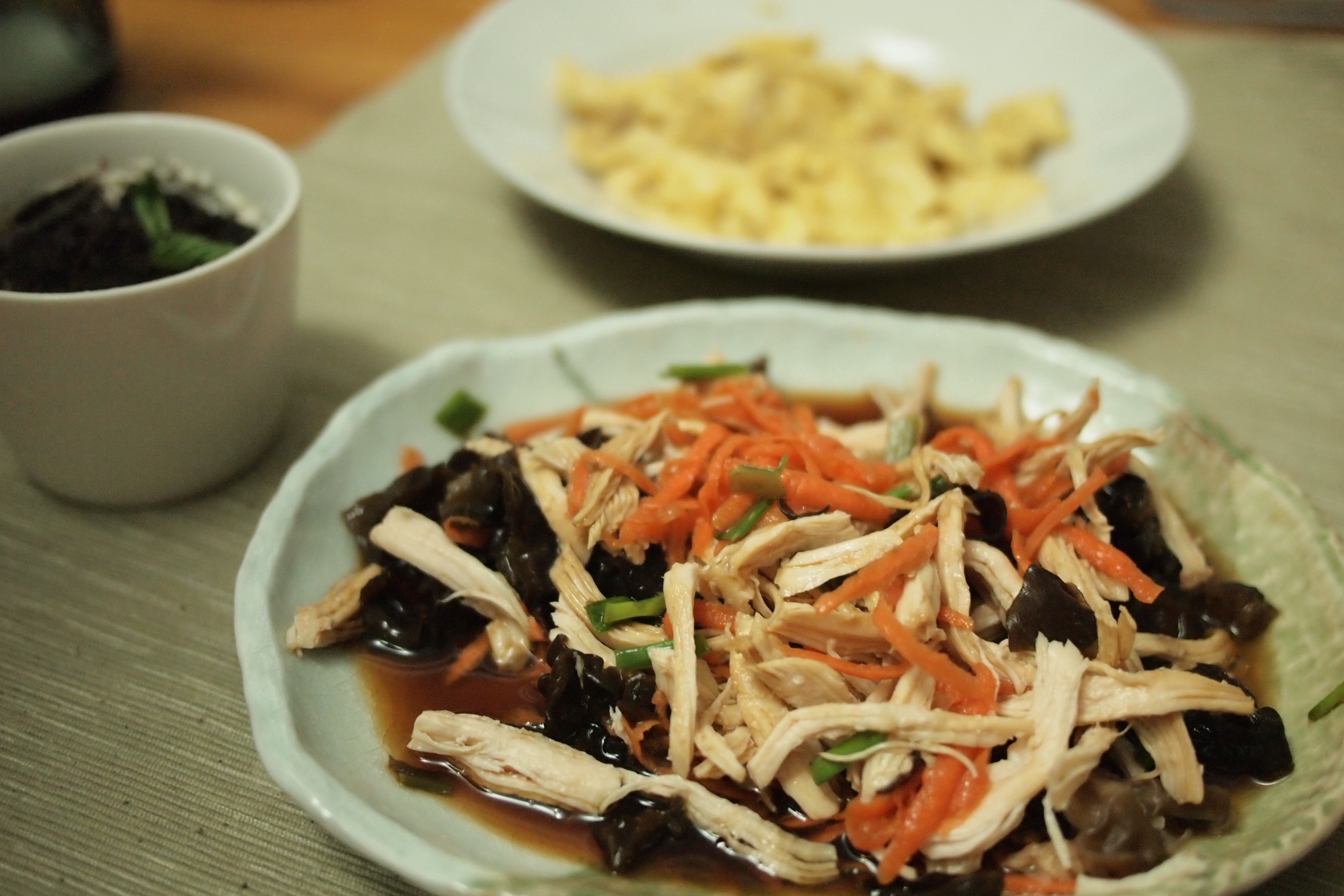 减脂健身｜凉拌手撕鸡丝（香辣&麻油版）