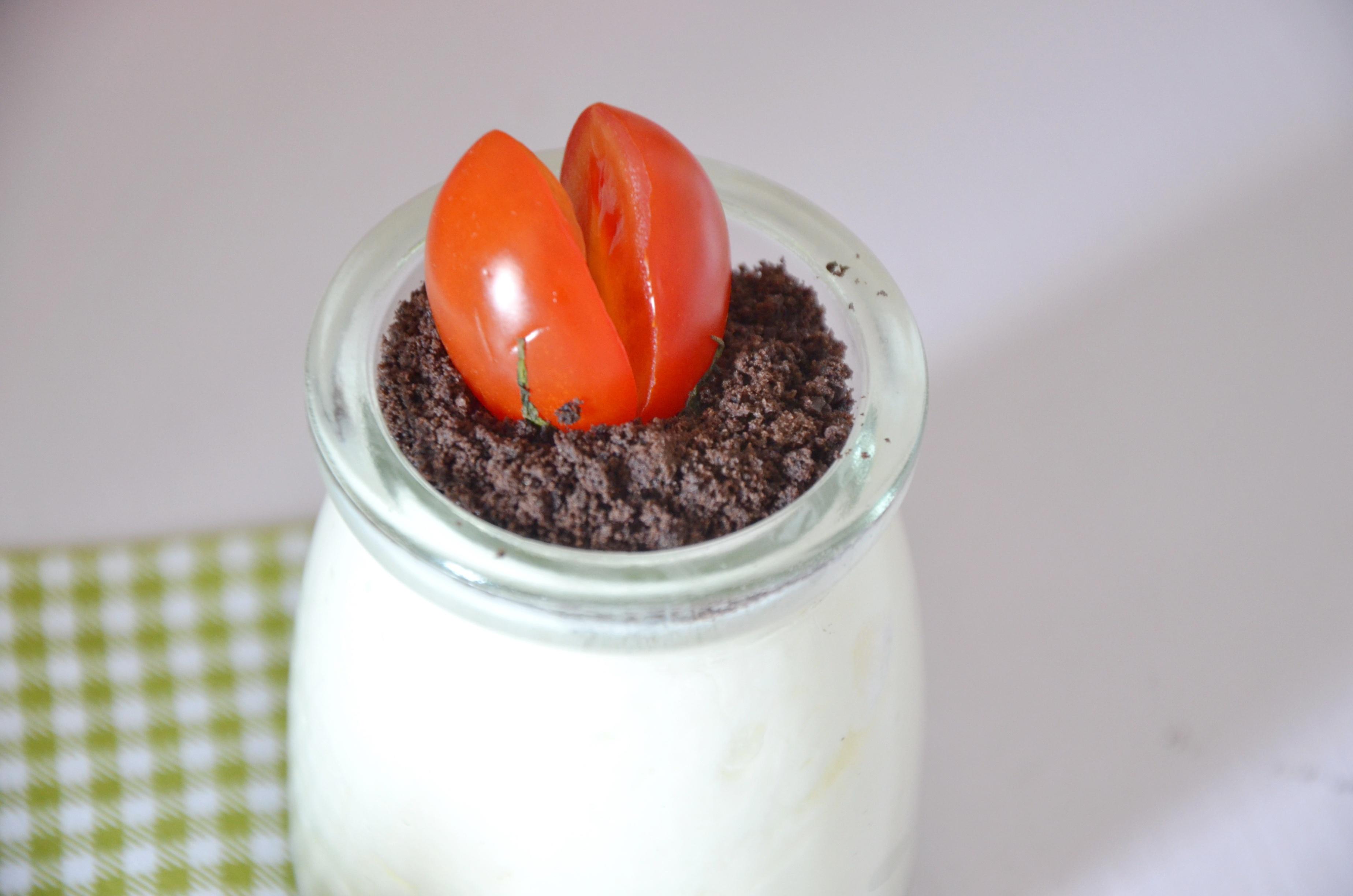 小番茄酸奶盆栽的做法 步骤5