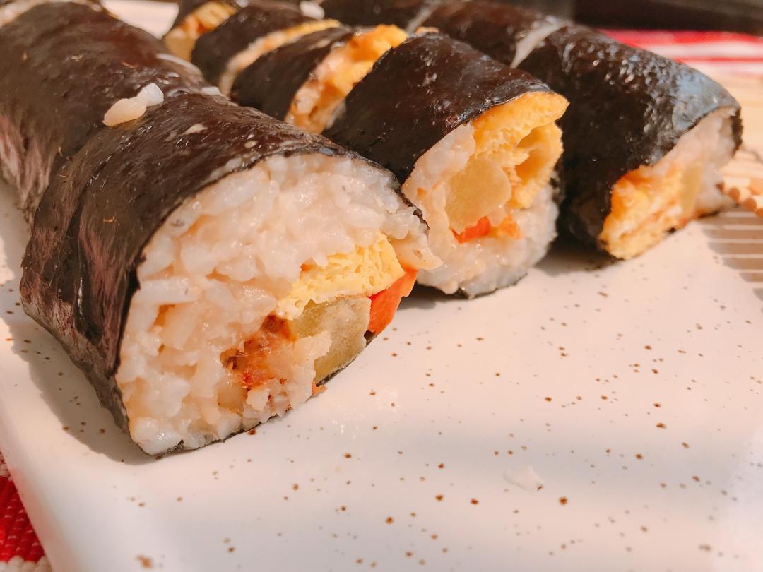 韩国朋友亲授的紫菜包饭김밥