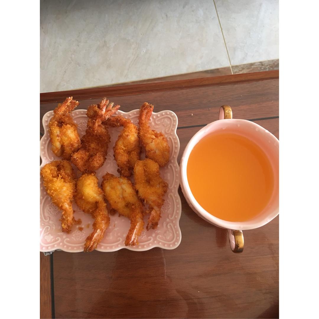 面包糠炸虾