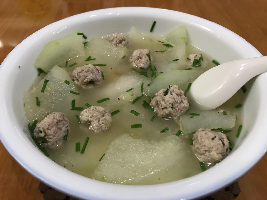 冬瓜汆丸子汤