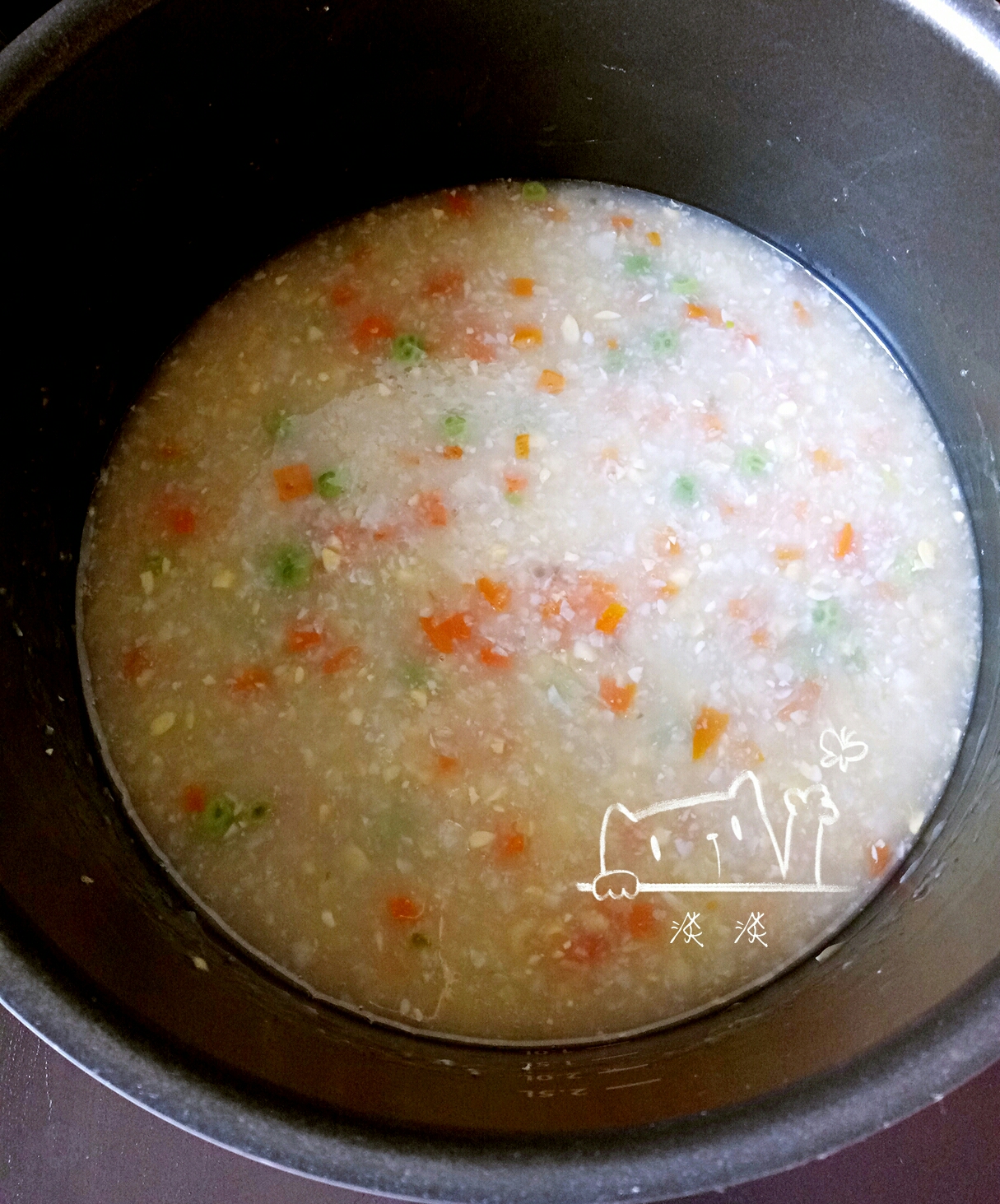 🌽冬日暖心玉米粥《消耗冻玉米的好方法》的做法 步骤4