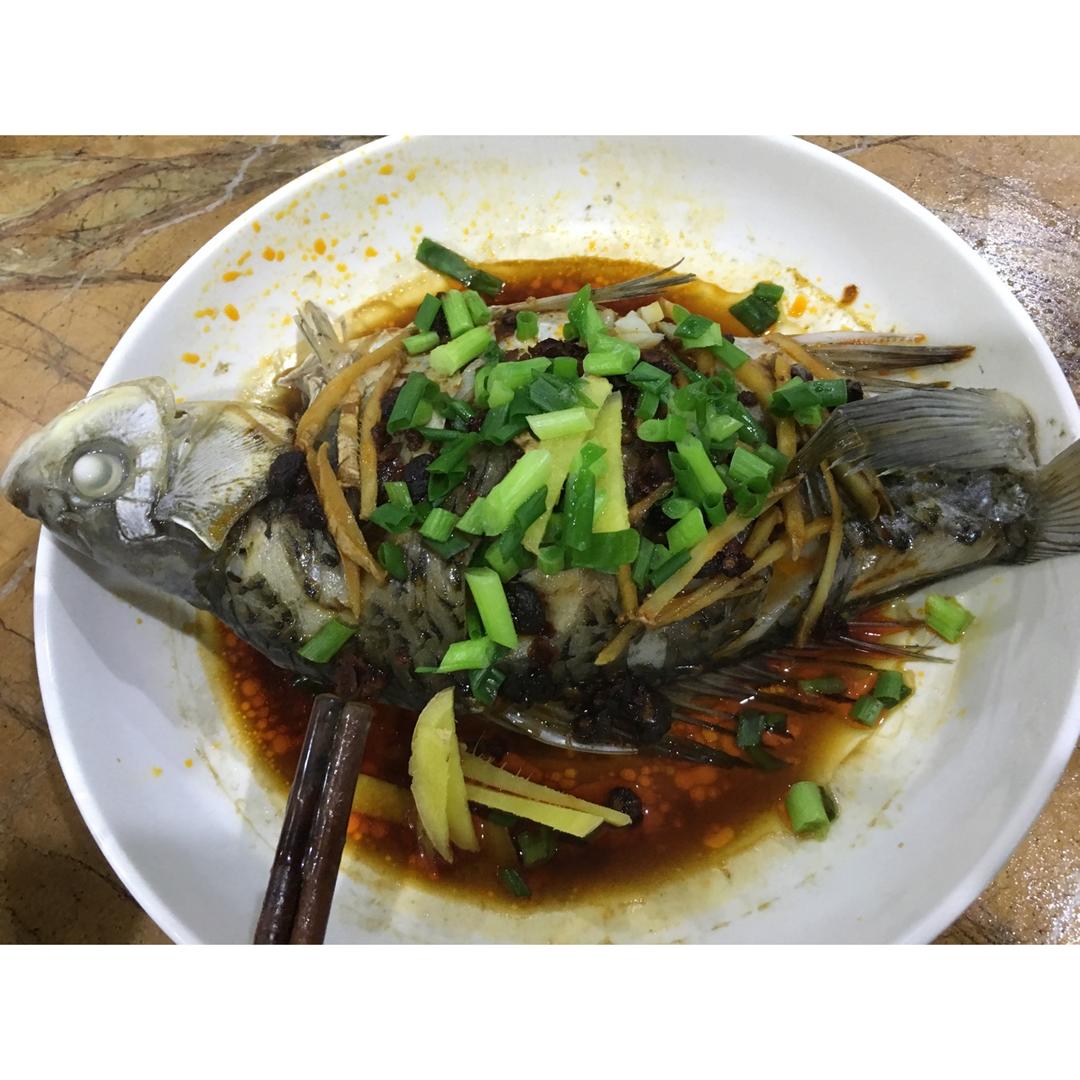 老干妈豆豉蒸鱼