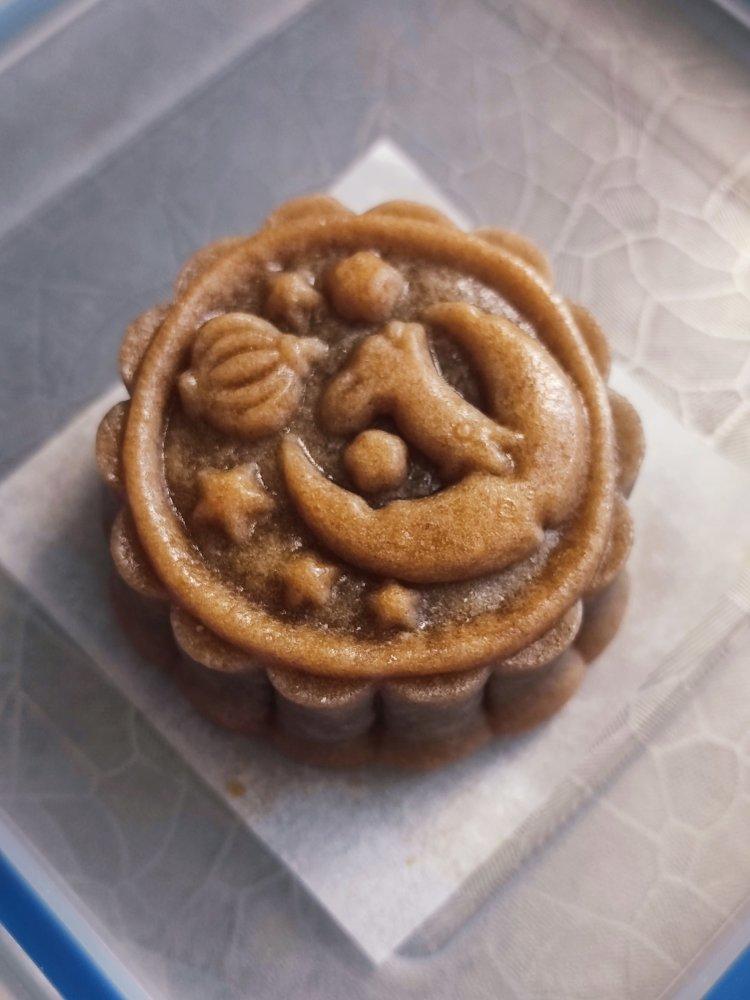 花纹清晰的广式月饼