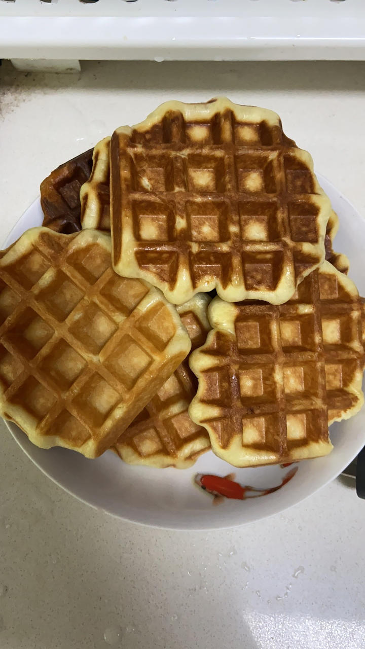 椰子华夫饼（酵母版）