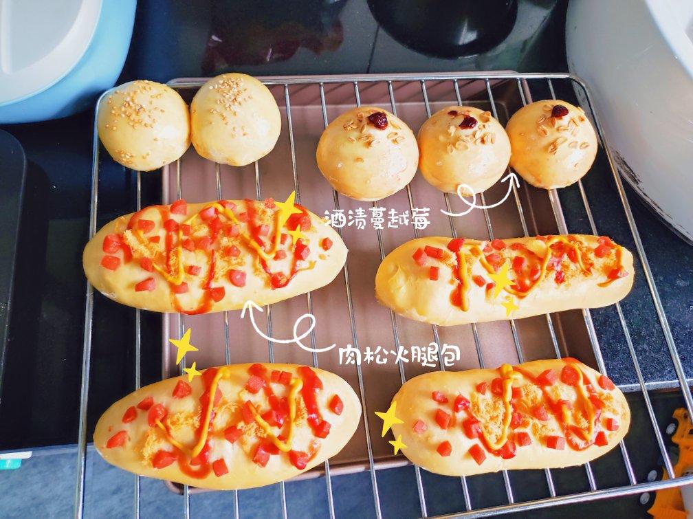 香葱火腿肉松面包