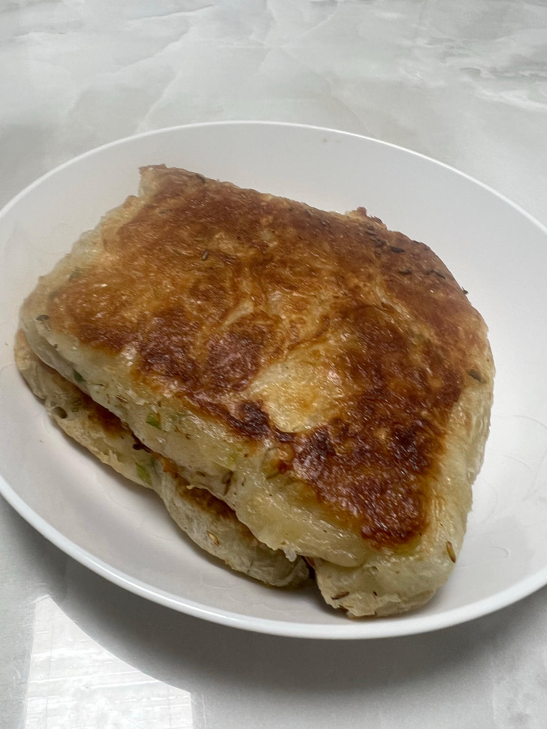 简单猪肉鸡蛋手抓饼的做法