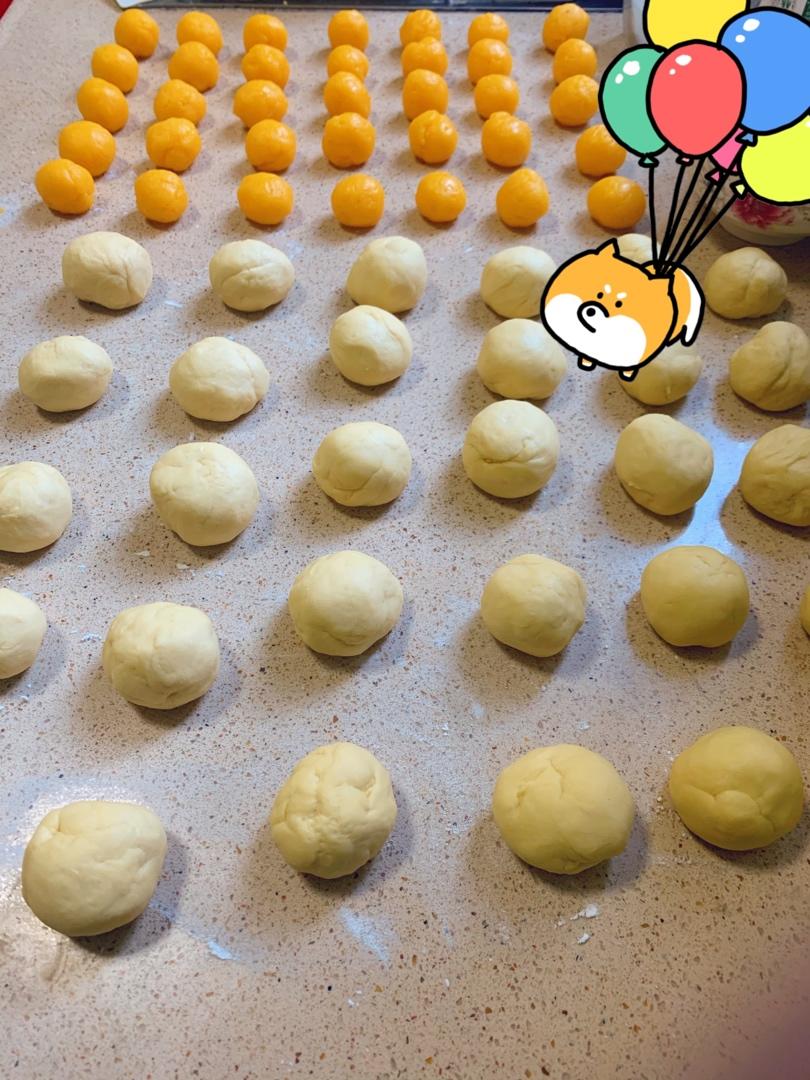 奶黄馅儿和奶黄包