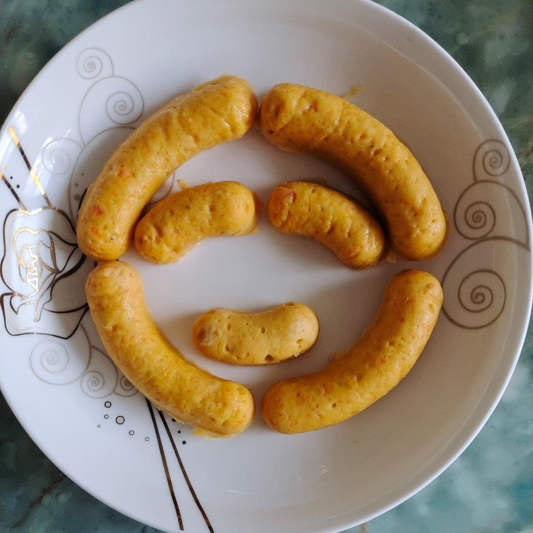 婴儿辅食～猪肉胡萝卜肠