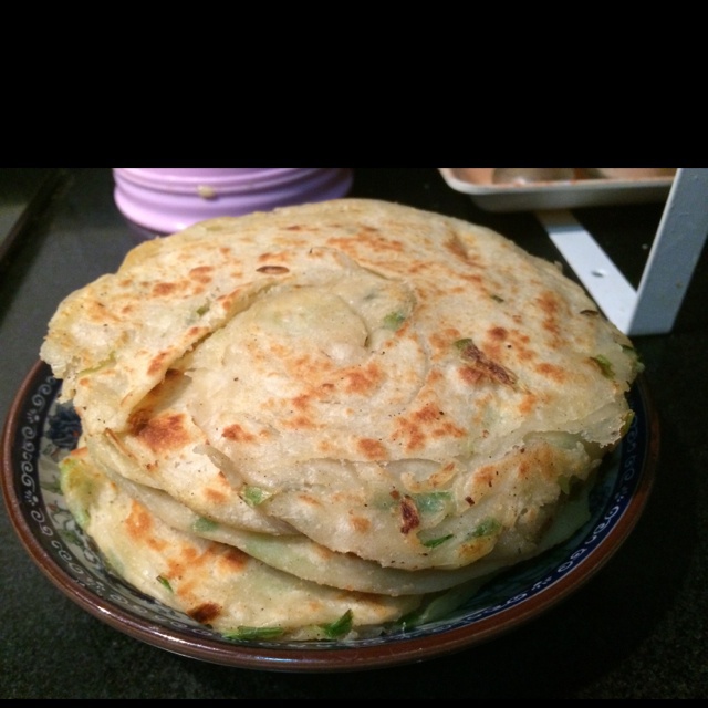 自制葱油饼