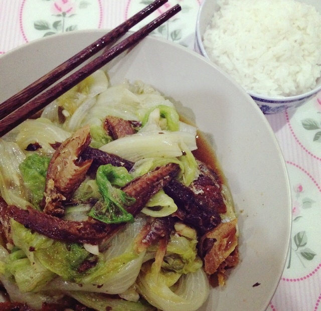 豆豉鲮鱼西生菜