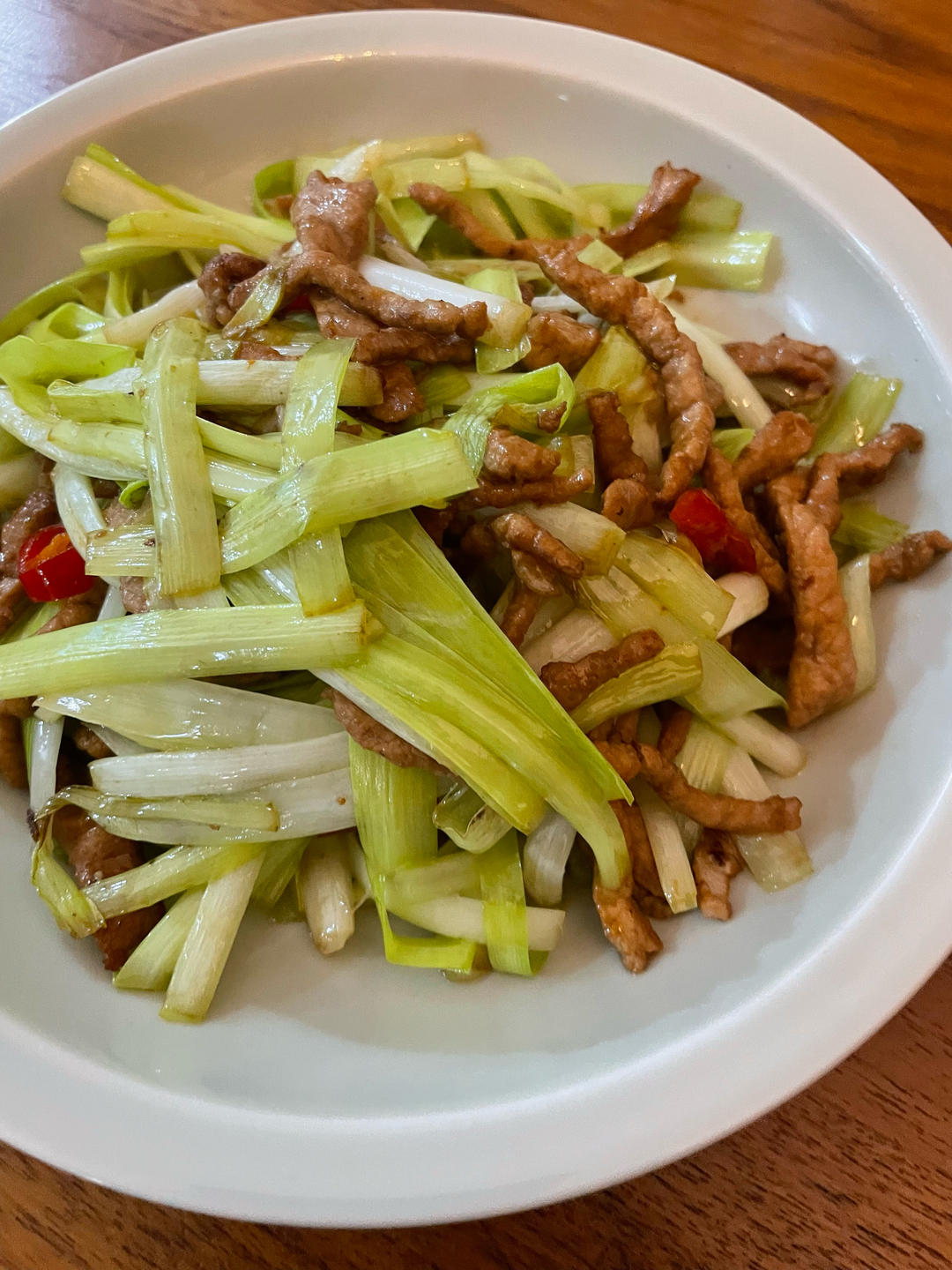 川菜俏荤的代表—韭黄肉丝