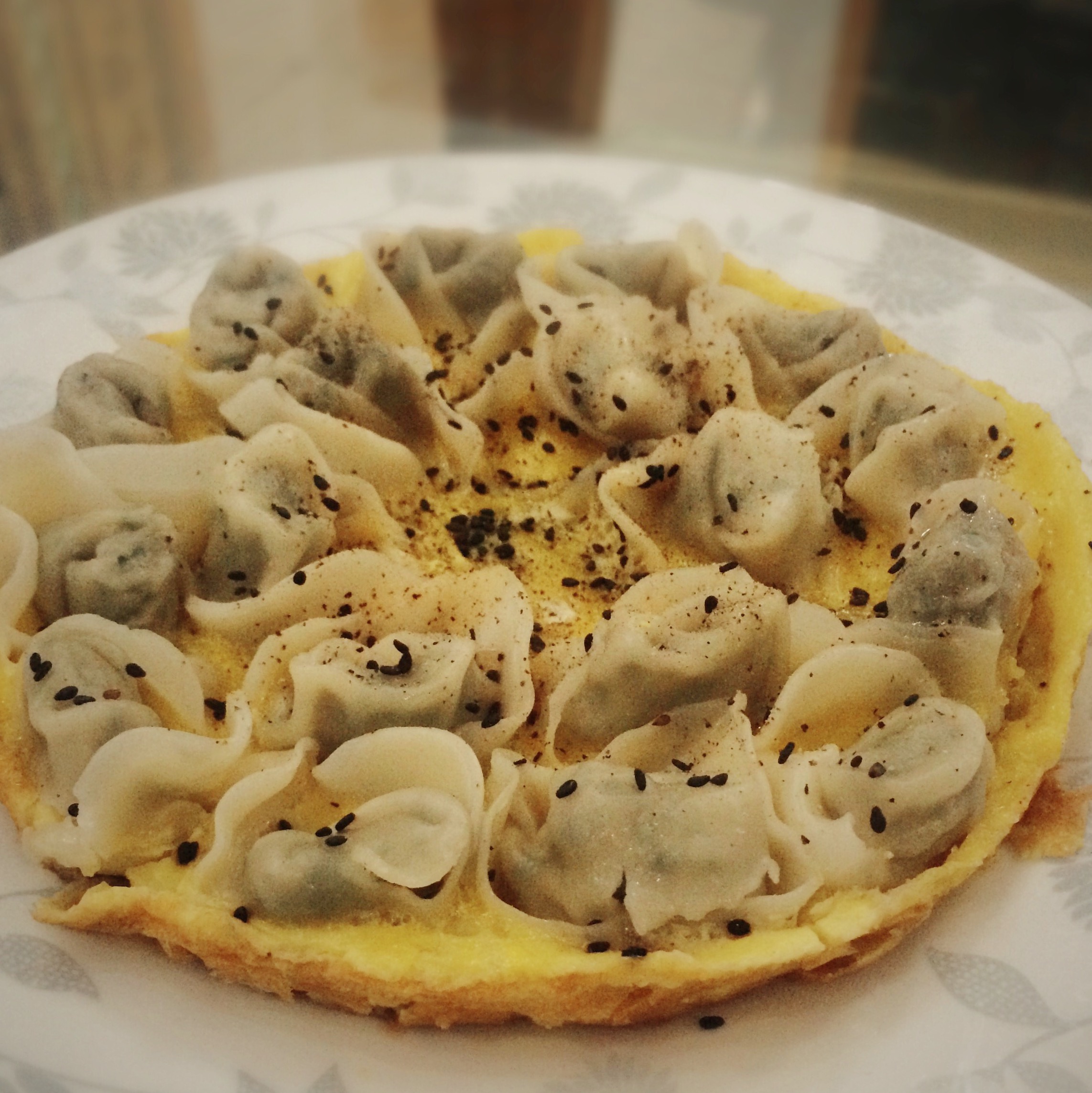 蛋煎馄饨