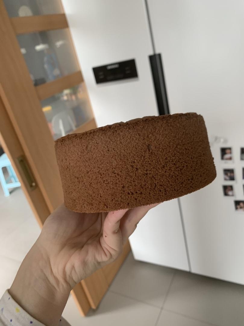 可可戚风蛋糕6寸