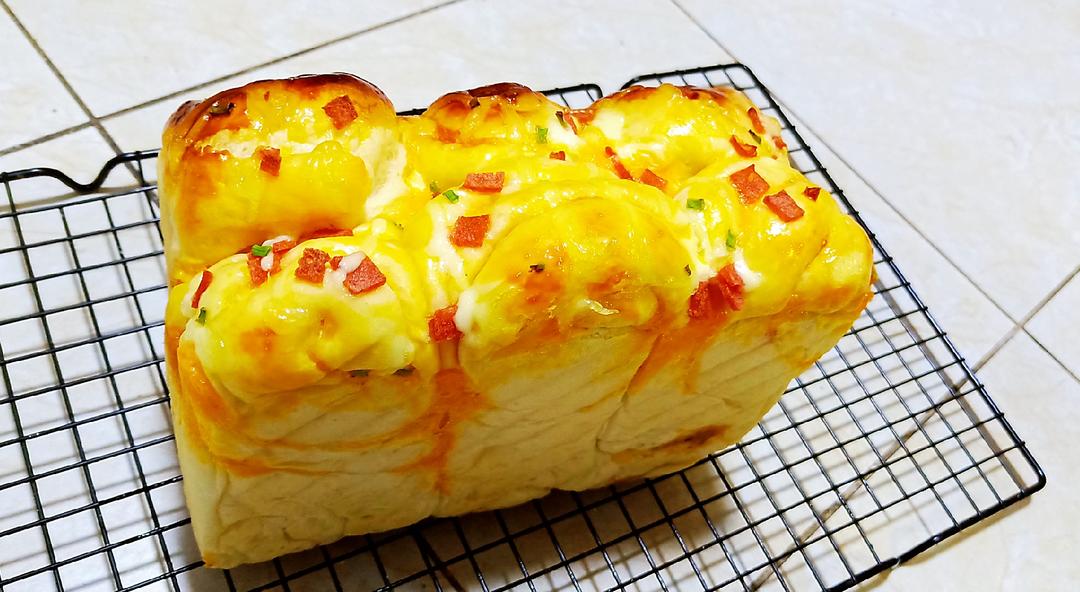 培根芝士酸奶咸吐司