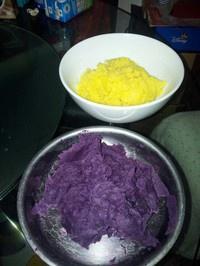 紫薯奶黄月饼（不需烤箱的月饼）的做法 步骤7