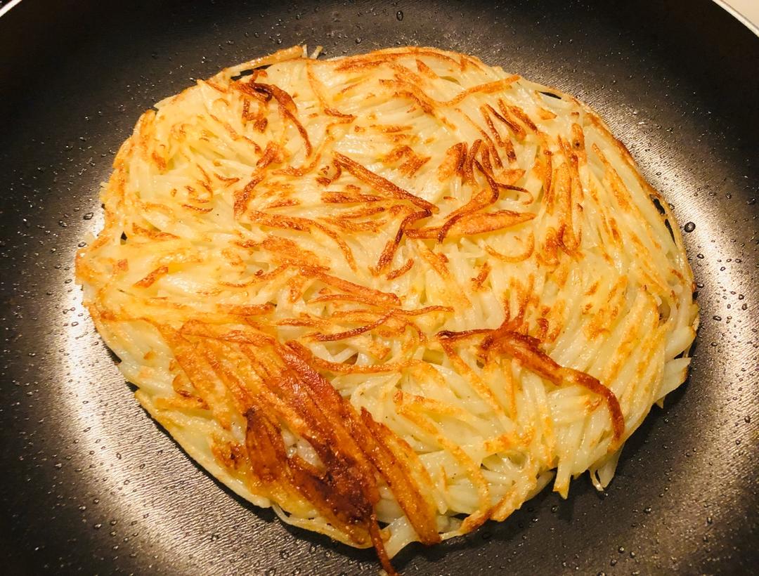 土豆丝鸡蛋饼