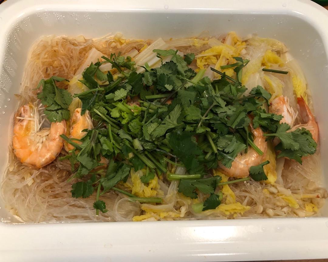 BRUNO料理-蒜蓉粉丝娃娃菜虾