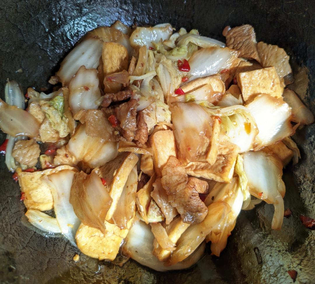 冬季最爱的家常菜！大白菜炖大豆腐或干豆腐