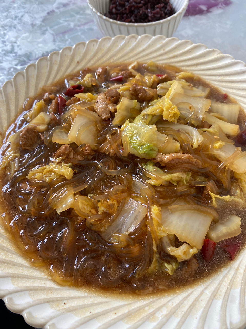 猪肉白菜炖粉条
